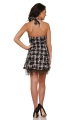 6733 Tartan Minidress in Grey