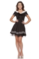 9453 Sailor Minidress in Black