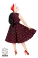 9354 Bolero Dress in Red Dot