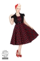 9354 Bolero Dress in Red Dot