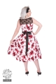 3238 China Doll Party Dress in Red