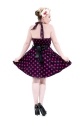 6375 Minnie Minidress in Purple Dot
