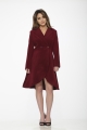 4124 Katherine Coat in Burgundy