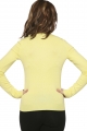 0202 Crewneck Cardigan in Canary Yellow