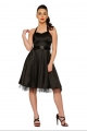 0211 Occasion Halter Dress in Black