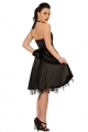 0211 Occasion Halter Dress in Black