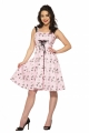 6672 Skull Baby Swing Dress in Pink