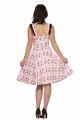 6672 Skull Baby Swing Dress in Pink