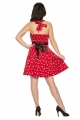 6376 Violin Vixen Mini Dress in Red