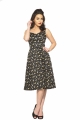 3087 Violin Vixen Swing Dress in Black