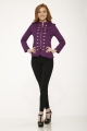 C6421 Purple Zipper Jacket