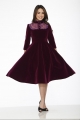 20603 Nighshade Purple Velvet Dress