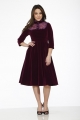 20603 Nighshade Purple Velvet Dress