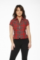 60429 Red Tartan Top