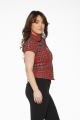 60429 Red Tartan Top