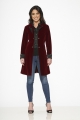 34030 Burgundy Velvet Coat