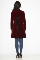 34030 Burgundy Velvet Coat