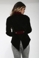 30170 Black Velvet Goth Jacket