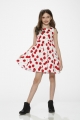 70011 Girl's Cherry Dress in White