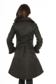 36486 Blair Coat in Black Brocade