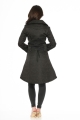 36486 Blair Coat in Black Brocade