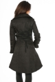 36486 Blair Coat in Black Brocade