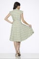 23262 Green Plaid Swing Dress