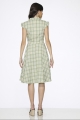 23262 Green Plaid Swing Dress