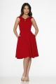 22032 Red Swing Dress