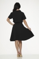 49370 Black White Poodle Skirt