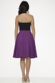 49373 Purple Black Poodle Skirt