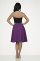 49373 Purple Black Poodle Skirt