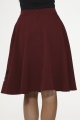 49375 Burgundy Black Poodle Skirt