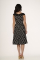 20431 Black White Polka Dot Dress