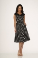 20431 Black White Polka Dot Dress