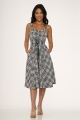 21790 Green Plaid Dress