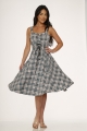 21790 Green Plaid Dress