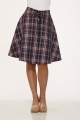 49350 Purple Plaid Skirt