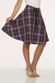 49350 Purple Plaid Skirt