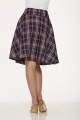 49350 Purple Plaid Skirt