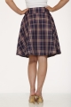 49350 Purple Plaid Skirt