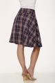 49350 Purple Plaid Skirt