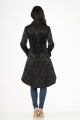 10191 Black Brocade Coat