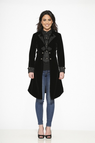 34040 Black Velvet Coat