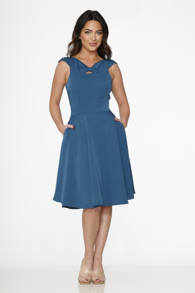 22031 Blue Swing Dress