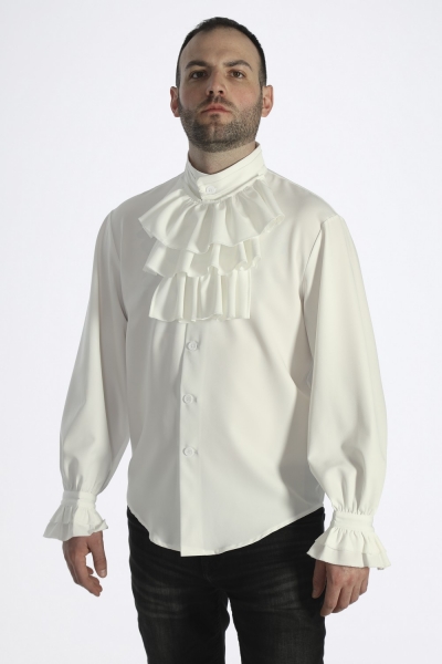 80100 White Pirate Men's Shirt