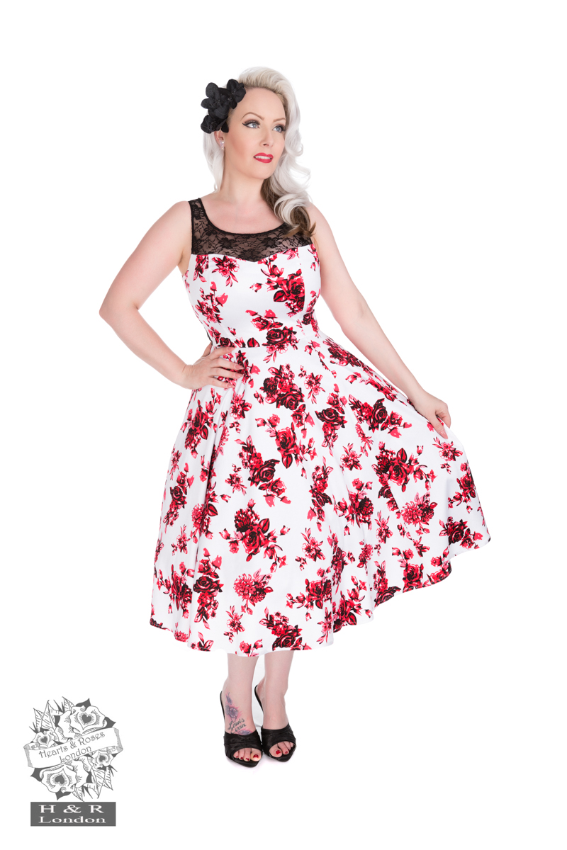 3238 China Doll Party Dress in Red - Orchid Bloom